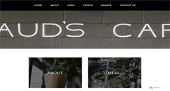 Desktop Screenshot of maudscafe.com
